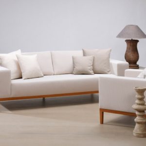 Sofa mit Holzrahmen «Serafin»