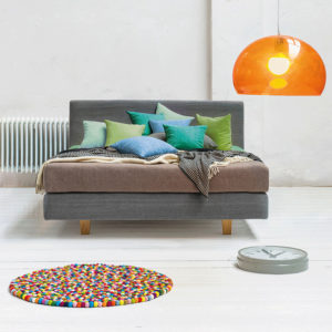DORMIENTE_Boxspringbett_Vega-Sonderedition, ohne Metallfedern