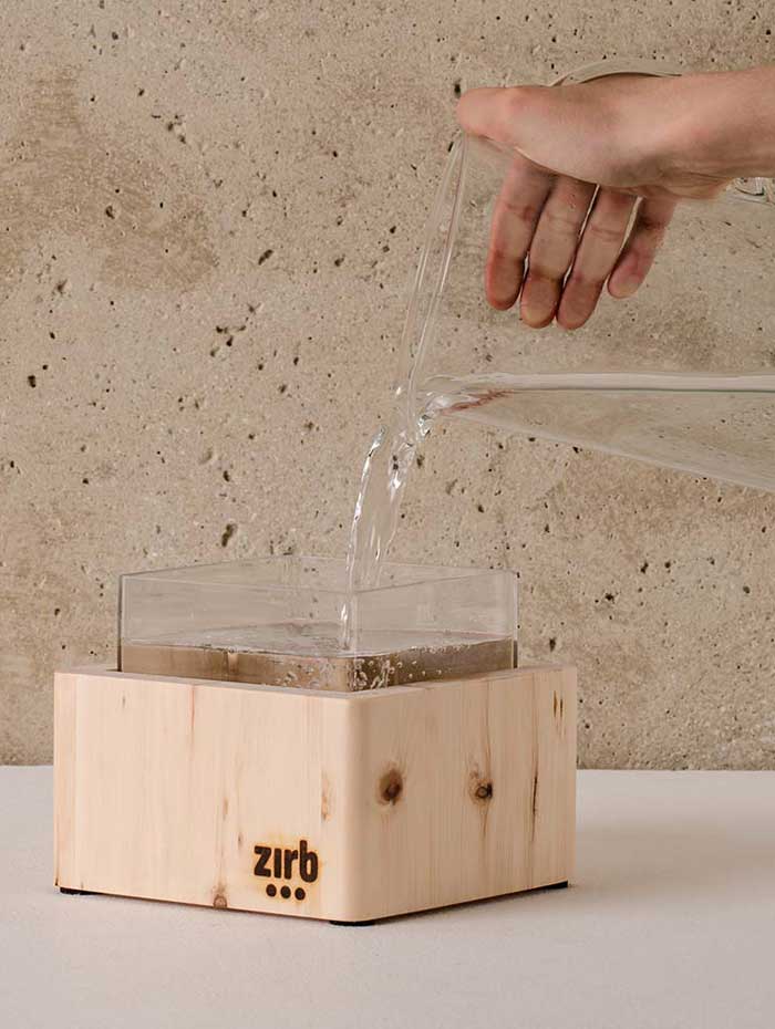 ZIRB._Raumlüfter_Luft_Wassertank