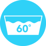 Icon waschbar bei 60°