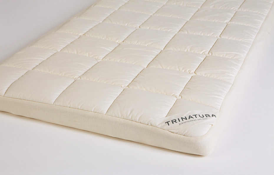 TRINATURA-Latexmatratze-Wollauflage-Vollant TRINATURA-Latexmatratze-Wollauflage-Vollant