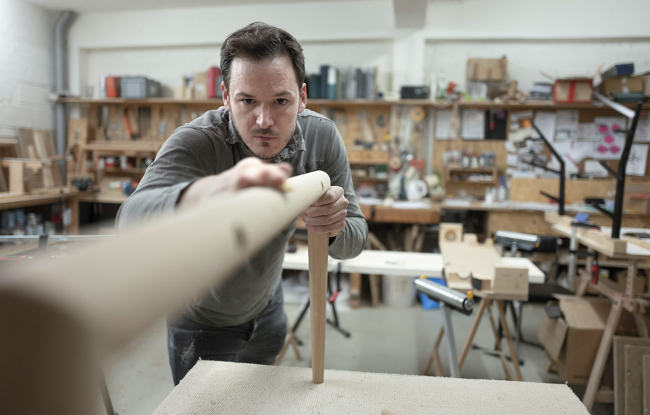 Marke_KLYBECK_Baptiste-Ducommun-beim-Arbeiten