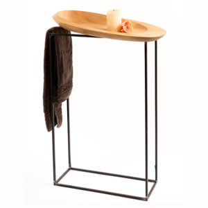 SOLID WOOD_Sideboardschale_Eiche_Metallgestell