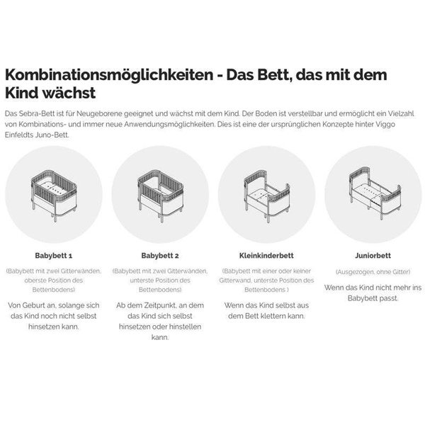 SEBRA_Babybett_Baby-&-Jr._Kombinationsmöglichkeiten SEBRA_Babybett_Baby-&-Jr._Kombinationsmöglichkeiten
