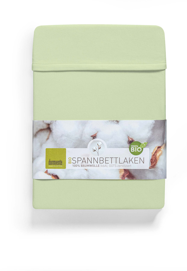 DORMIENTE-Fixleintuch_Farbe-lindengrün_Verpackung