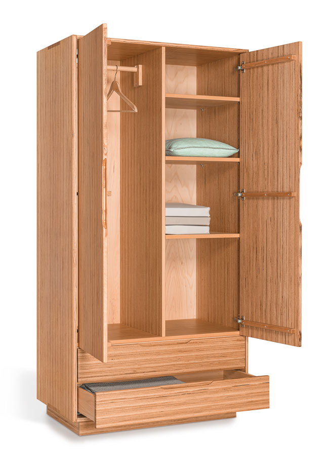 DORMIENTE_Schrank-2_Designbuche_offen