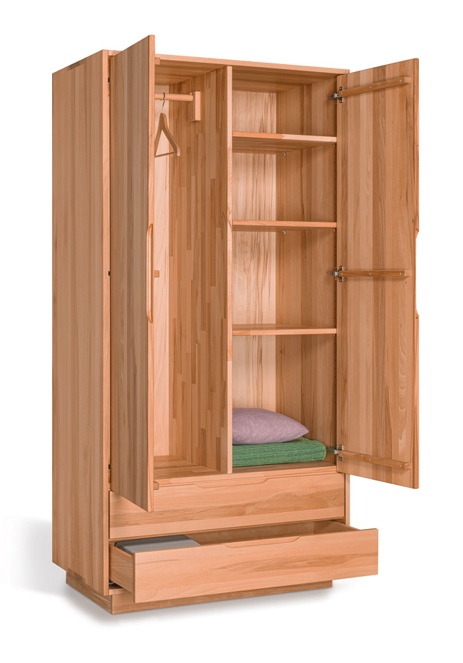 DORMIENTE_Schrank-2_Kernbuche_offen