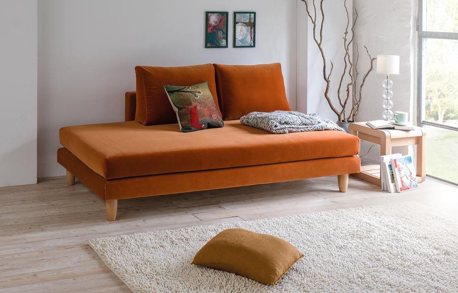 DORMIENTE-Schlafsofa_Lounge-S_Ausführung-B_Ambiente wohnen