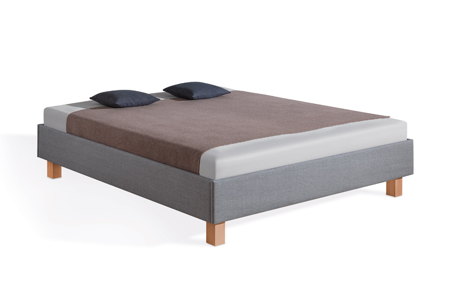 DORMIENTE_Natur-Polsterbett_Clia_1_Variante-G_Bezugsstoff Asia Wash-gris