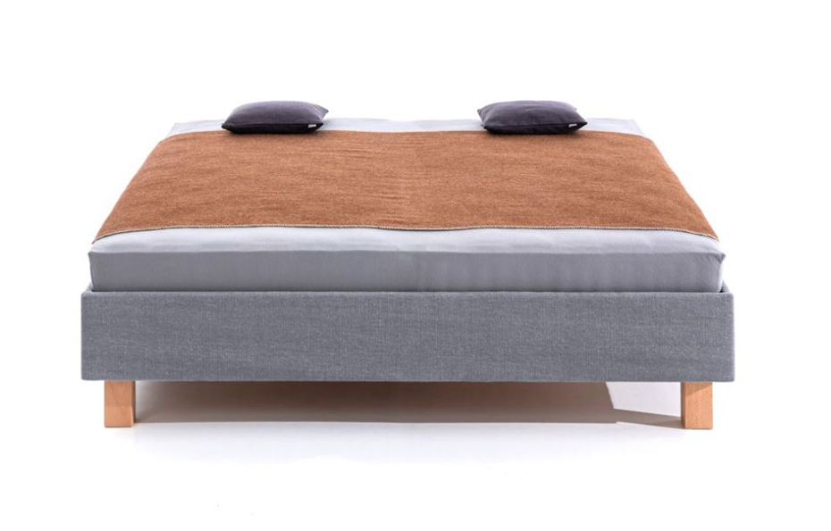DORMIENTE_Natur-Polsterbett_Clia_1_Variante-G_vorne_Bezugsstoff-Asia-Wash-gris