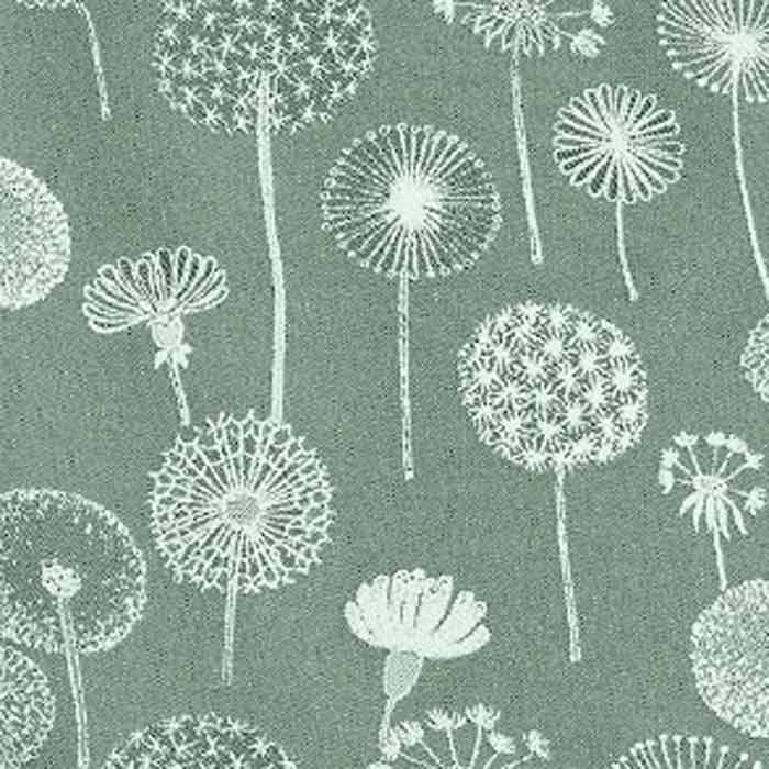 ÜBELHÖR_Heimtextilien_Pusteblume_dunkelgrün_Detail