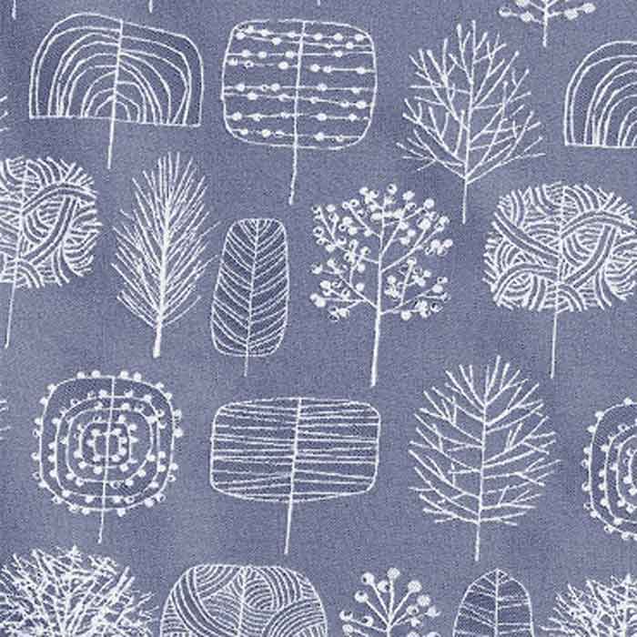 ÜBELHÖR_Heimtextilien_Bäume_blau_Detail