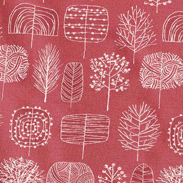 ÜBELHÖR_Heimtextilien_Bäume_bordeaux_Detail