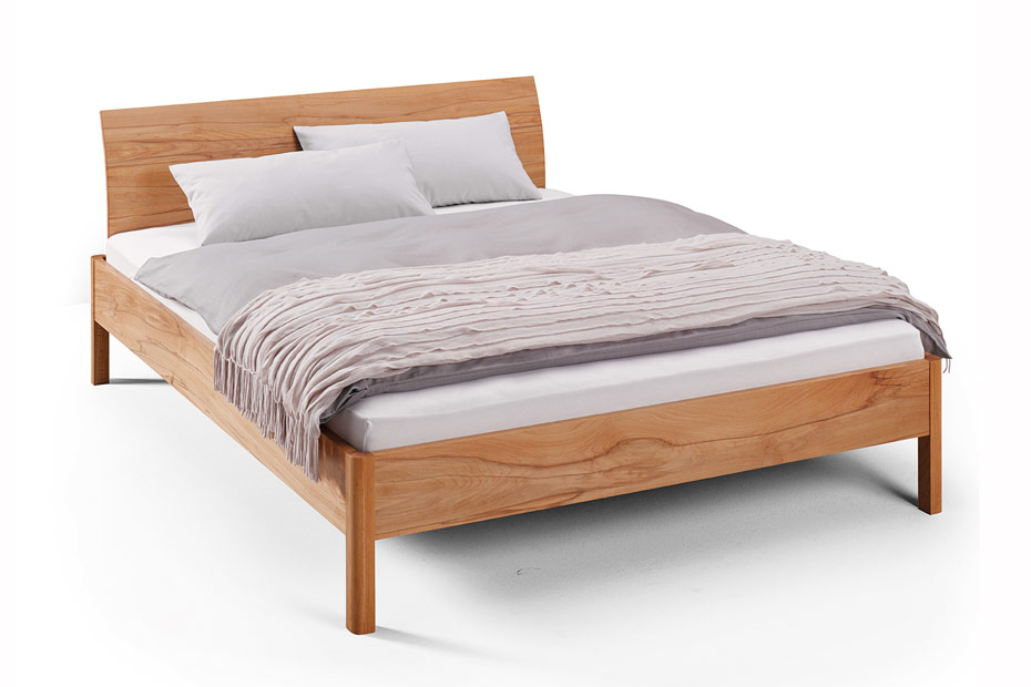 HolzManufaktur_Massivholzbett-Basic_Beine gerundet_Kernbuche_3