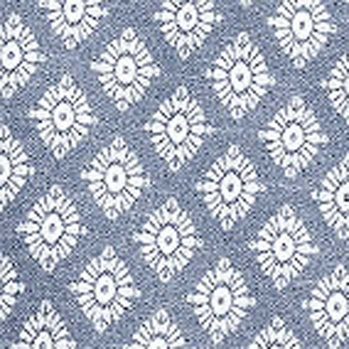 ÜBELHÖR_Halbleinen-Bettwäsche_ornament_1_blau_Detail