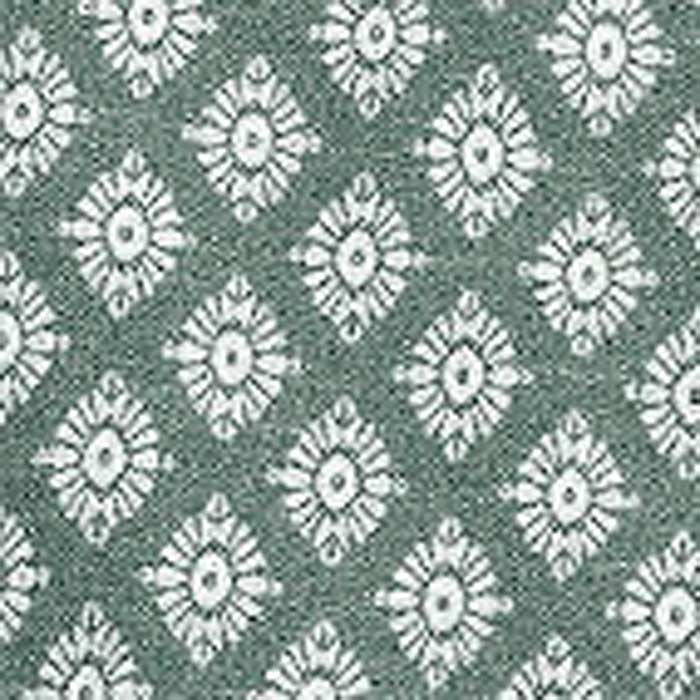 ÜBELHÖR_Halbleinen-Bettwäsche_ornament_1_dunkelgrün_Detail