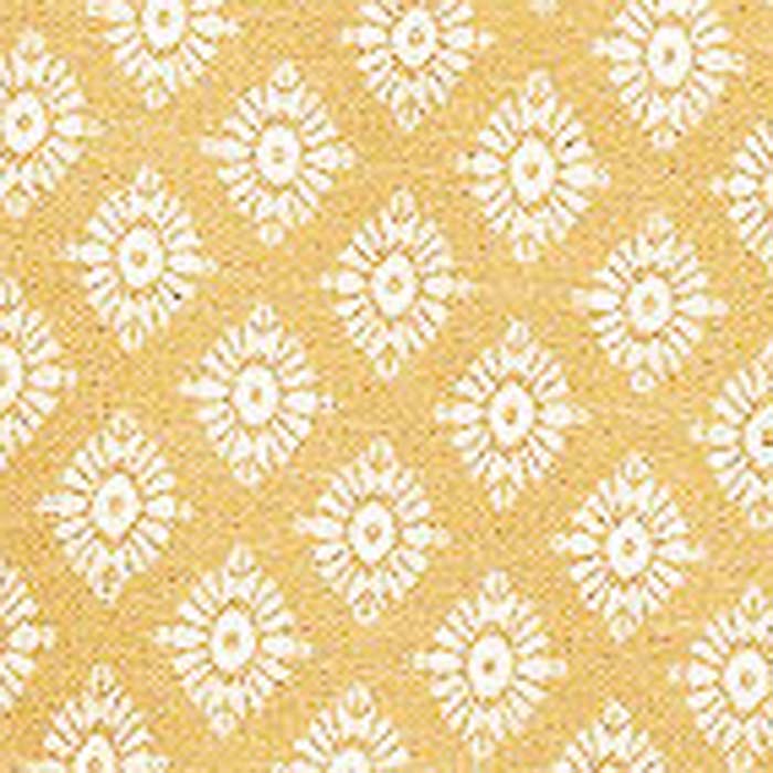 ÜBELHÖR_Halbleinen-Bettwäsche_ornament_1_honiggelb_Detail