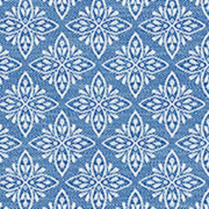 ÜBELHÖR_Halbleinen-Bettwäsche_ornament_2_mittelblaun_Detail