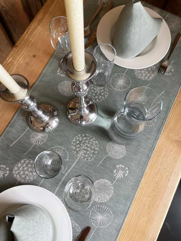 ÜBELHÖR_Halbleinen-Tischwäsche_Pusteblume_silber_1