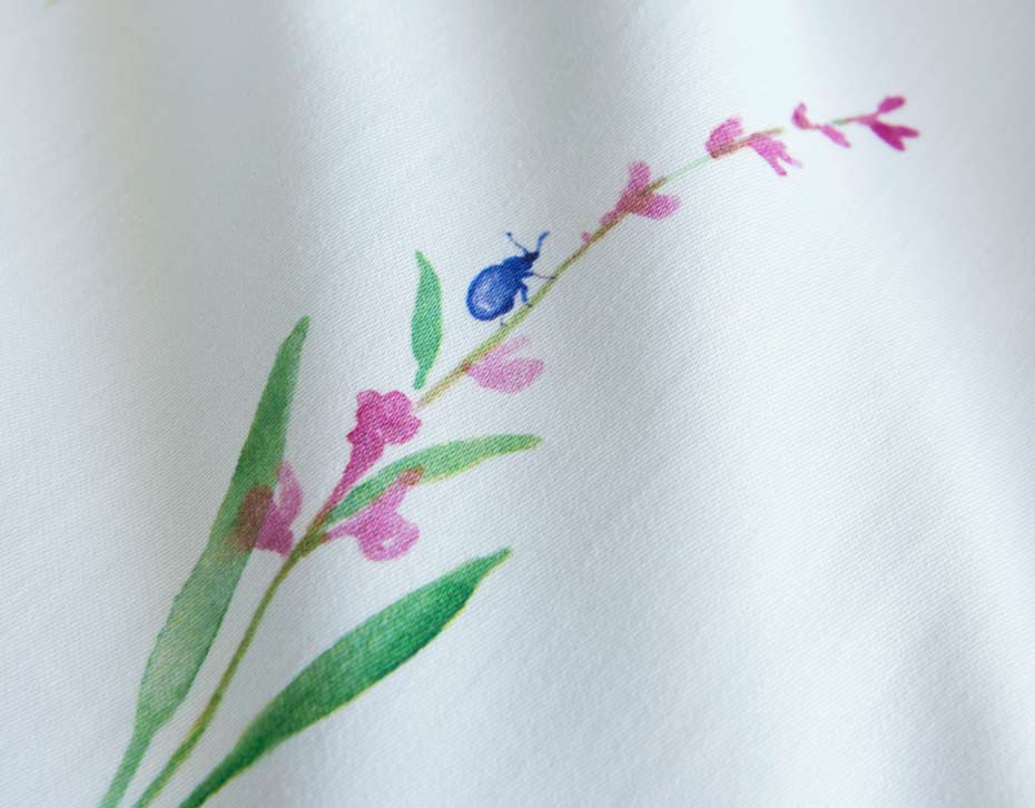 COTONEA_Bio-Satin-Bettwäsche_Wiesenglück_Design-Detail