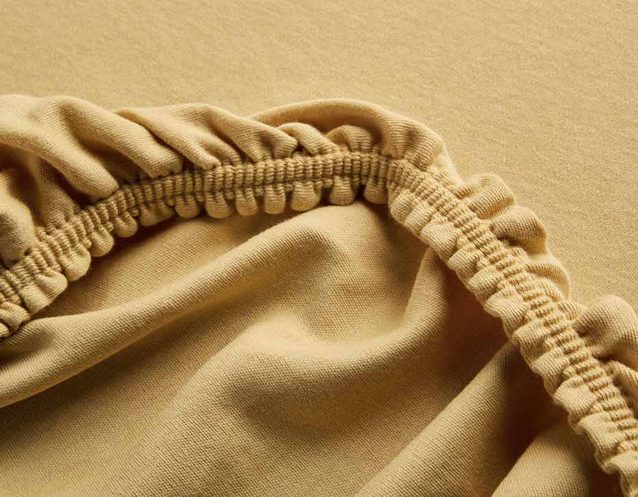 COTONEA_Bio-Fixleintuch_Doppel-Jersey_Farbe_Biscuit_detail