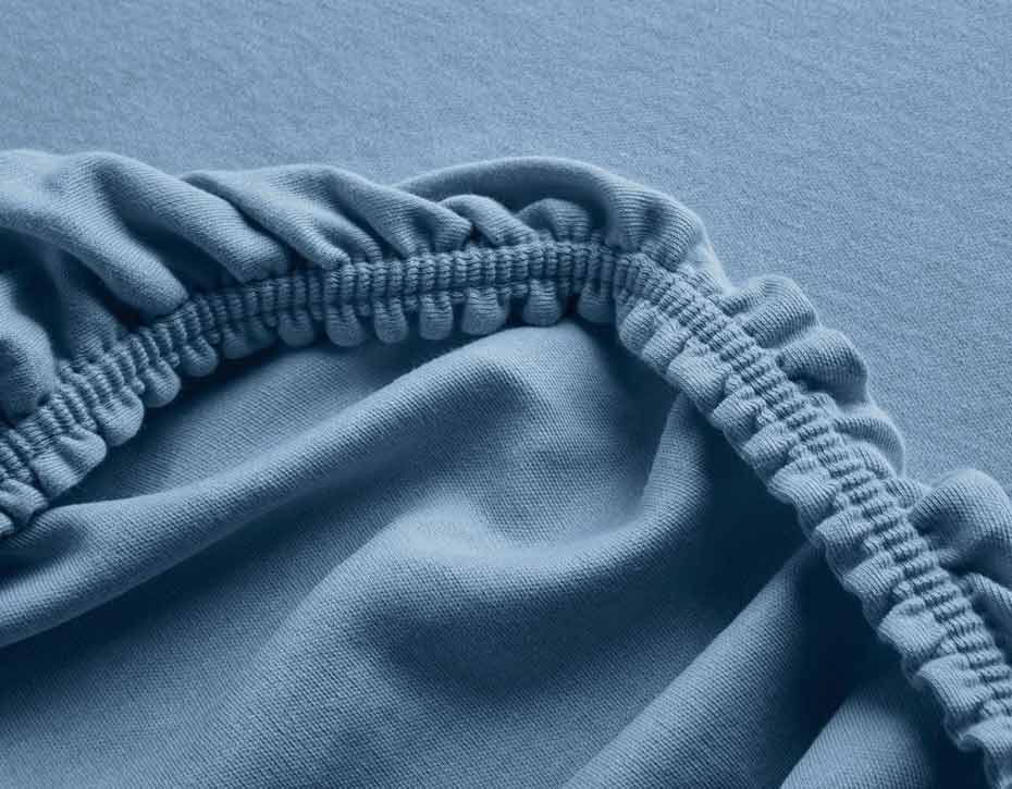 COTONEA_Bio-Fixleintuch_Doppel-Jersey_Farbe_Wasser-Blau_detail