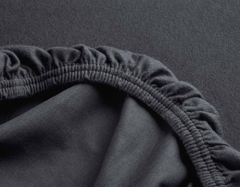 COTONEA_Bio-Fixleintuch_Edel-Flanell_Farbe_Anthrazit_detail