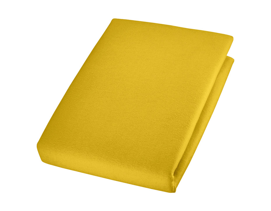 COTONEA_Bio-Fixleintuch_Edel-Flanell_Farbe_Curry