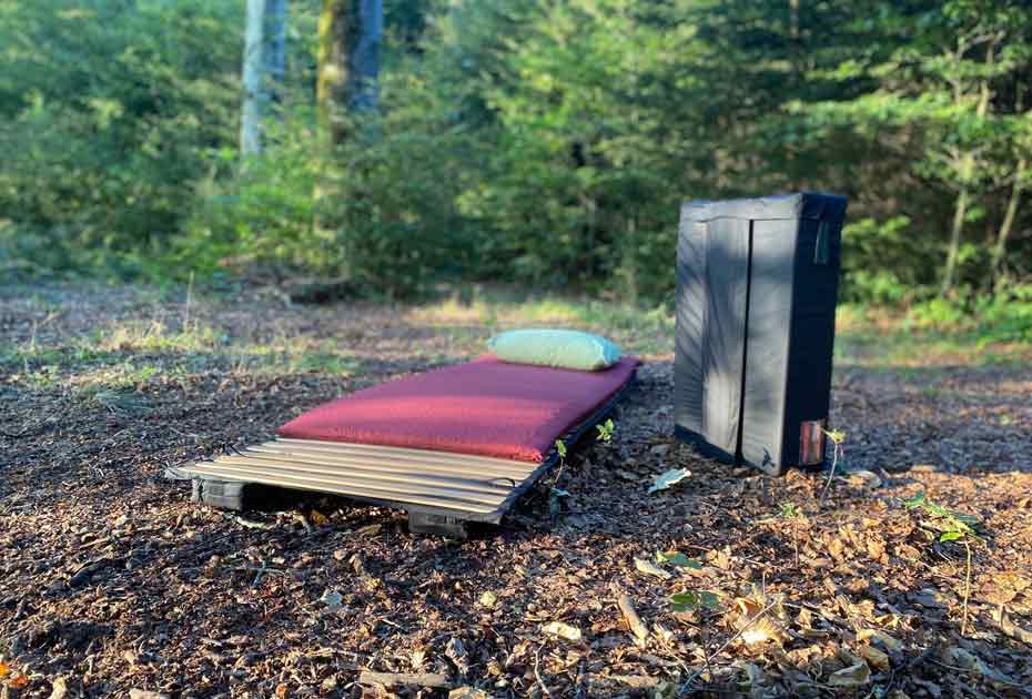 Outdoor Campingbett Black-Grizzly