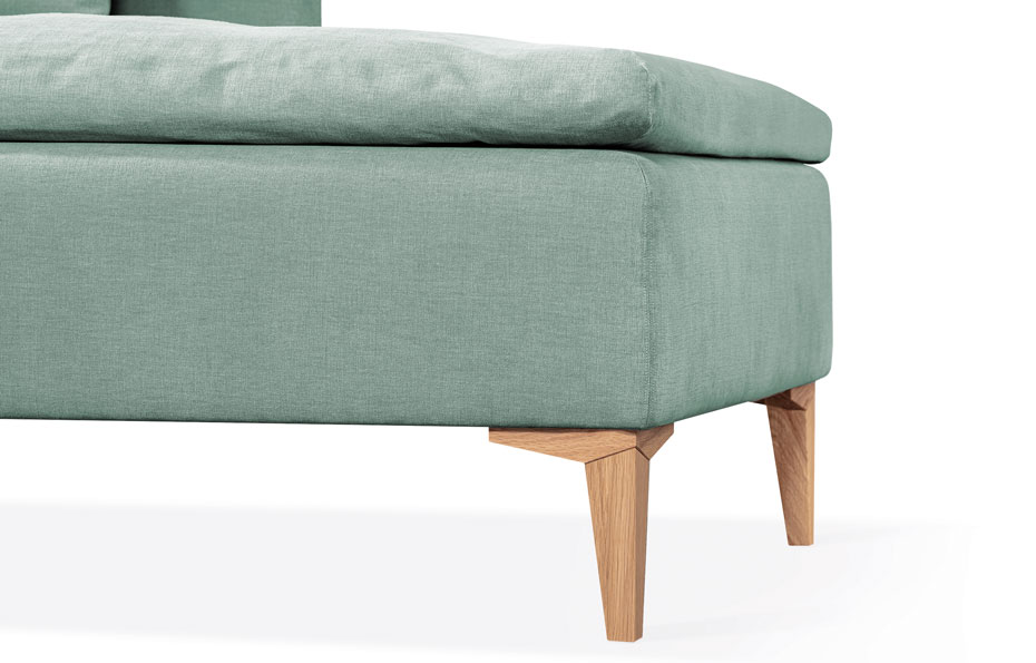 DORMIENTE_Schlafsofa-Daybed_Fuss-Eiche_Detail