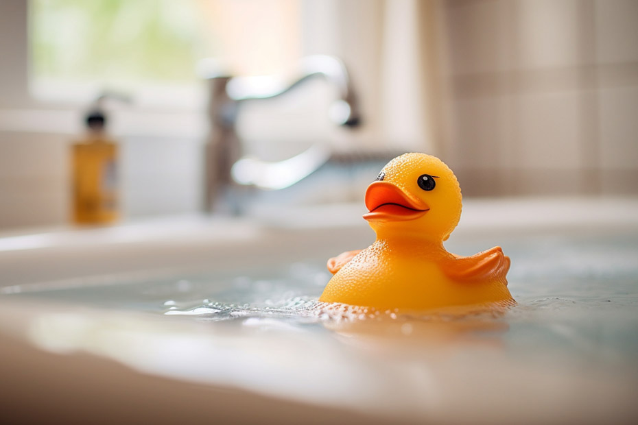 Die Gummi-Ente – Beispiel für synthetischen Latex