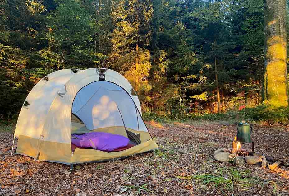Outdoor-Campingbett-Black-Grizzly_Stimmung_2